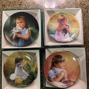 Donald Zolan - 4 miniature plates